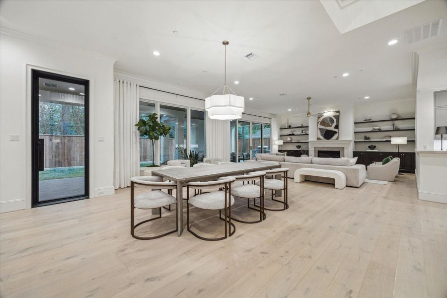 Furnished interior view inside a new home in , Houston (Image 29).