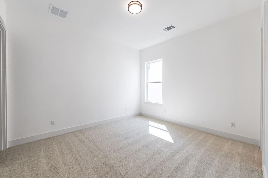 Spacious, unfurnished interior of a new home in Lariat - 80', Liberty Hill (Image 21). Spacious, unfurnished interior of a new home in Lariat - 80', Liberty Hill (Image 21).