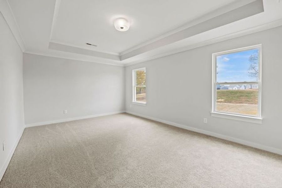 Representative unfurnished interior of a home built from the Wakefield by True Homes in Wendell Springs, Wendell (Image 13).