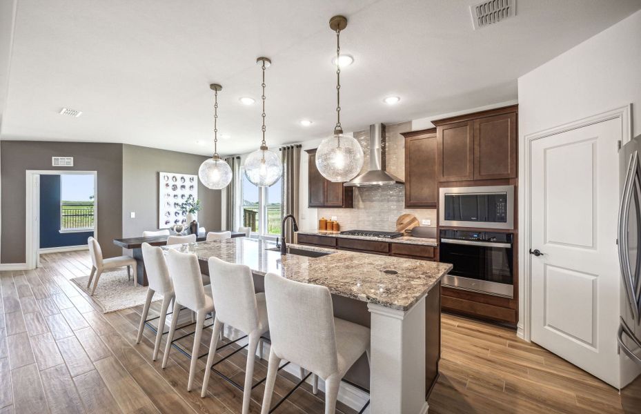 Furnished interior view inside a new home in Westside Preserve, Midlothian (Image 10).