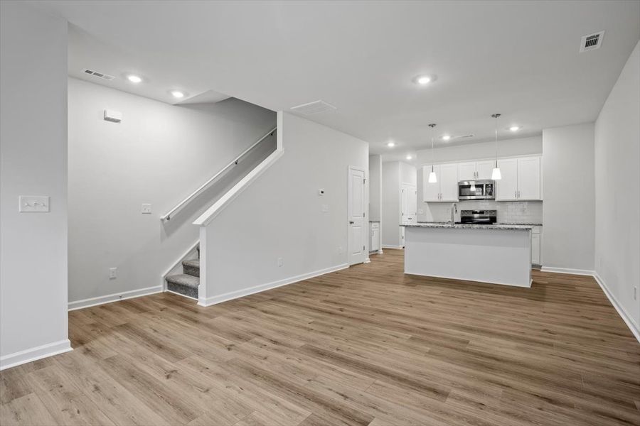 Spacious, unfurnished interior of a new home in Renaissance at White Oak, Garner (Image 15).