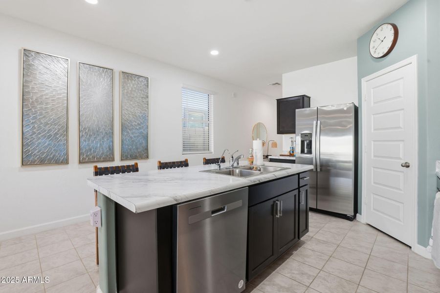 In Island Kitchen Sink