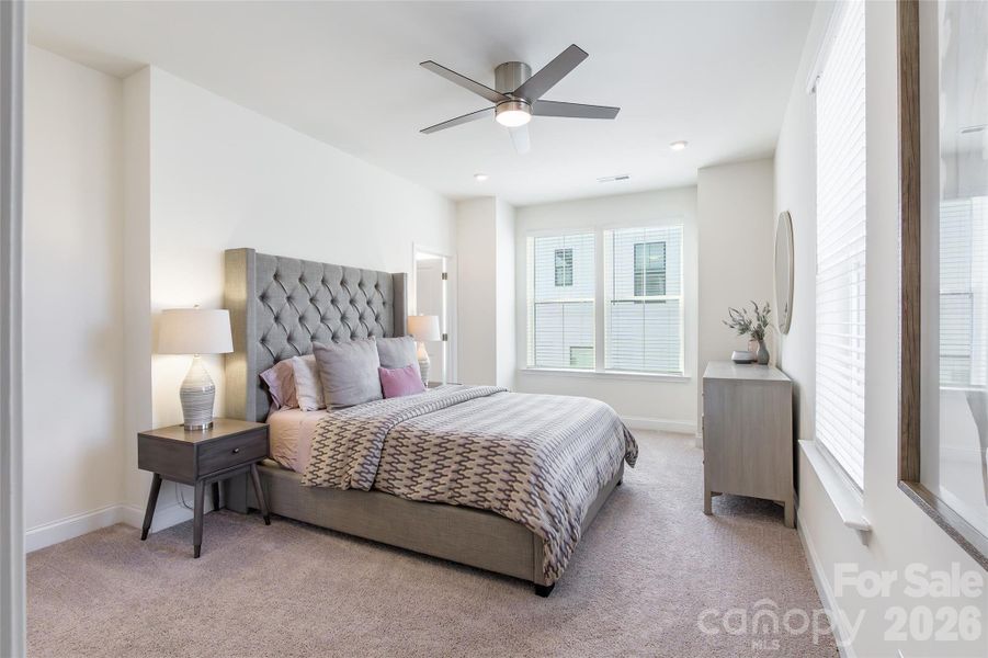 Furnished interior view inside a new home in , Charlotte (Image 9). Furnished interior view inside a new home in , Charlotte (Image 9).