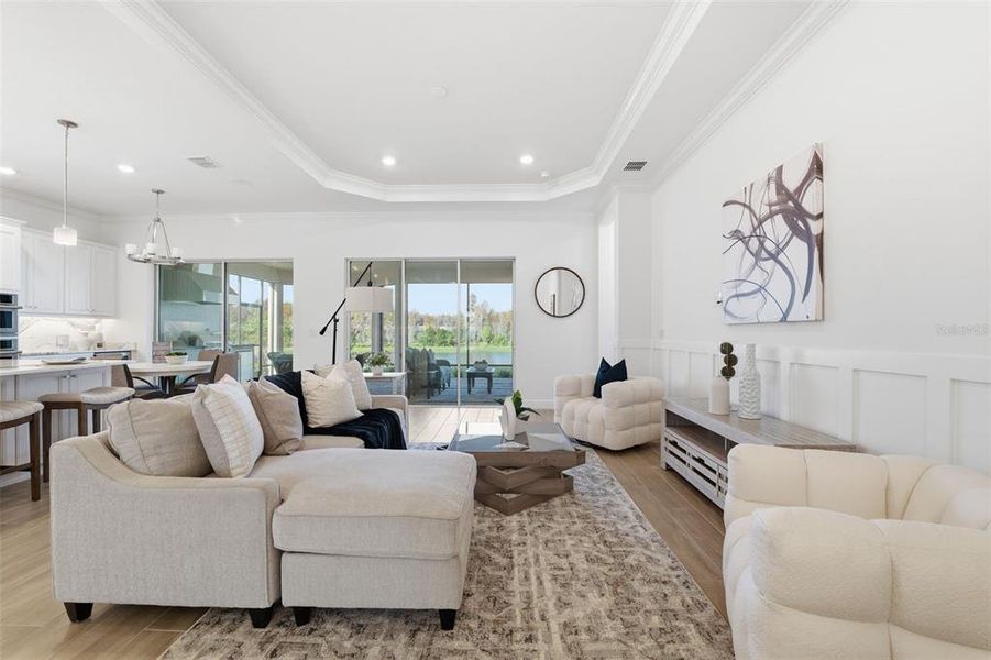 Furnished interior view inside a new home in , Wesley Chapel (Image 12). Furnished interior view inside a new home in , Wesley Chapel (Image 12).