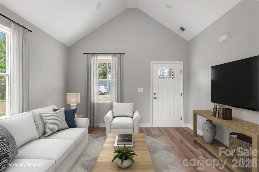 Furnished interior view inside a new home in , East Spencer (Image 17).