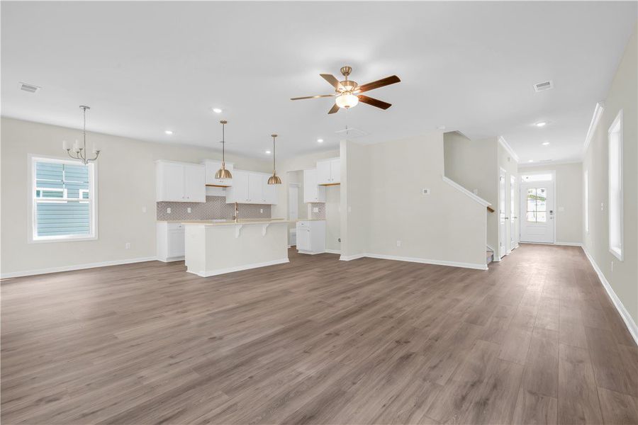 Spacious, unfurnished interior of a new home in Brownstone Park, Easley (Image 11).
