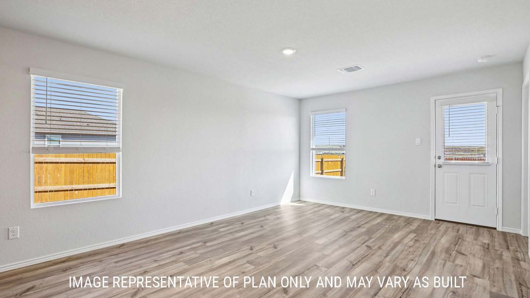 Spacious, unfurnished interior of a new home in The Villages at Schwertner Ranch, Jarrell (Image 13).