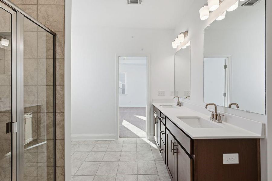 Furnished interior view inside a new home in Falls Creek, Flowery Branch (Image 8). Furnished interior view inside a new home in Falls Creek, Flowery Branch (Image 8).