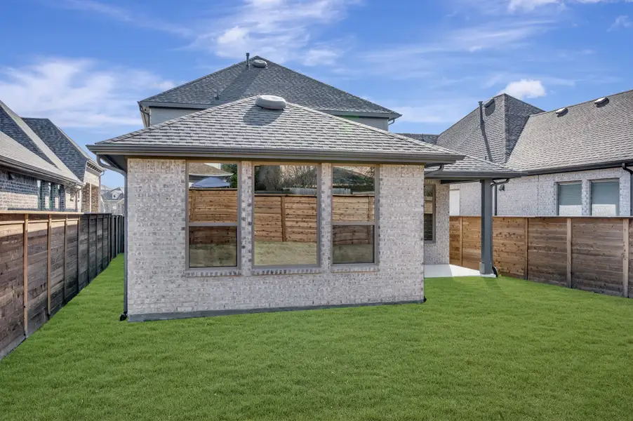 Exterior details and patio area of a home in Solterra - Garden Series, Mesquite (Image 3).