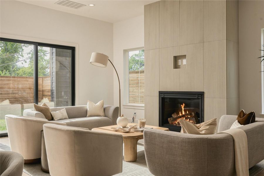 Furnished interior view inside a new home in , Houston (Image 12).