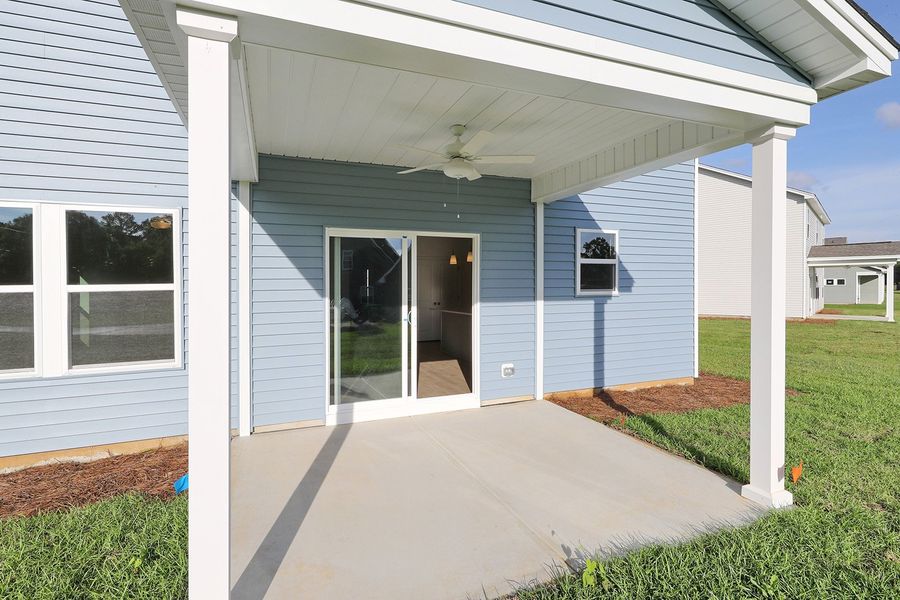 Exterior details and patio area of a home in Garden Grove, Conway (Image 29).