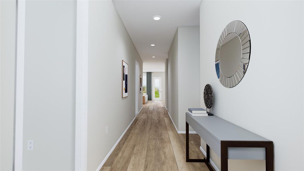 Furnished interior view inside a new home in Anniston, Katy (Image 12).