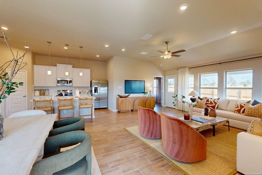 Furnished interior view inside a new home in Paloma Park, Converse (Image 12).