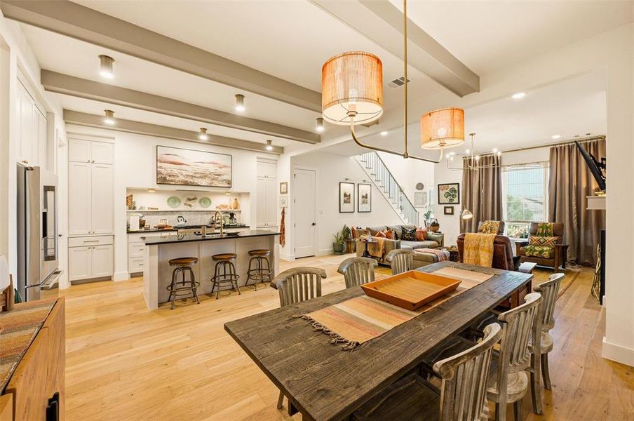 Furnished interior view inside a new home in , Aledo (Image 33).