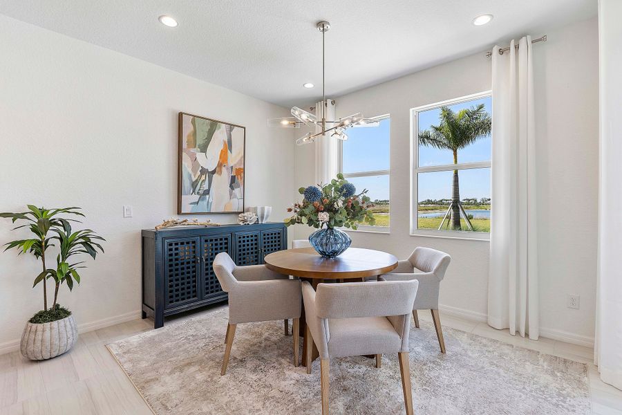 Furnished interior view inside a new home in The Sanctuary – Coastal Collection, Punta Gorda (Image 39).