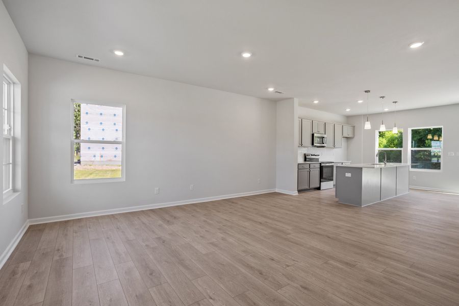 Spacious, unfurnished interior of a new home in Cambridge Reserve, Angier (Image 16). Spacious, unfurnished interior of a new home in Cambridge Reserve, Angier (Image 16).