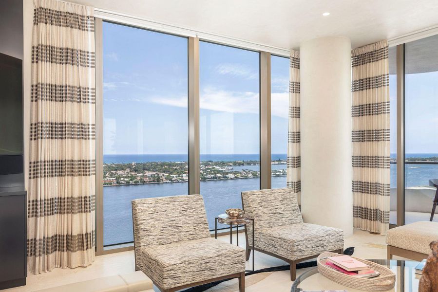 Furnished interior view inside a new home in , West Palm Beach (Image 16).