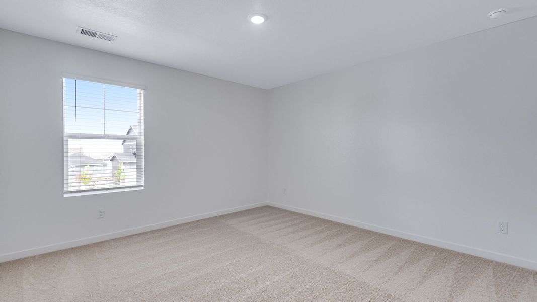 Spacious, unfurnished interior of a new home in Trails at Crowfoot, Parker (Image 28). Spacious, unfurnished interior of a new home in Trails at Crowfoot, Parker (Image 28).