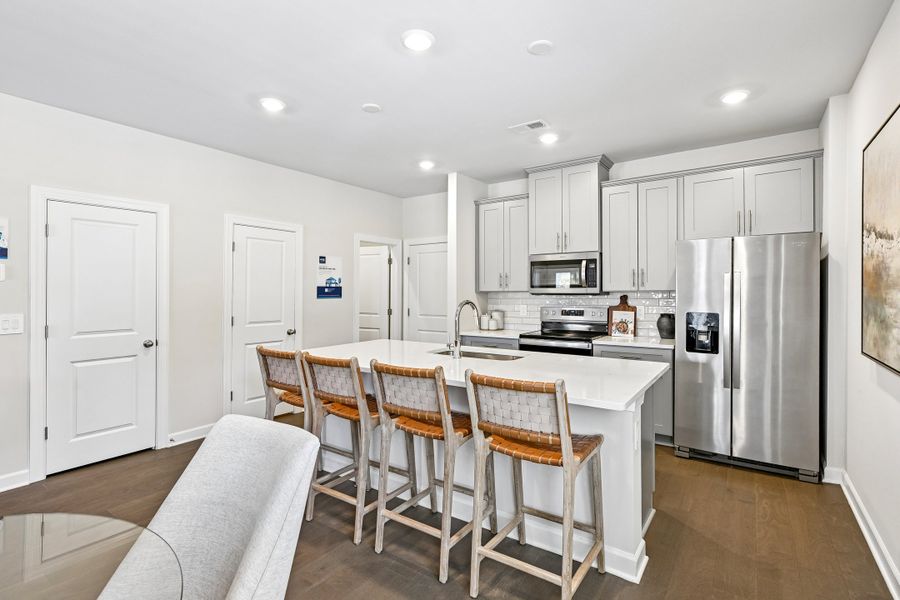 Furnished interior view inside a new home in Crossrail Station, Mooresville (Image 6).