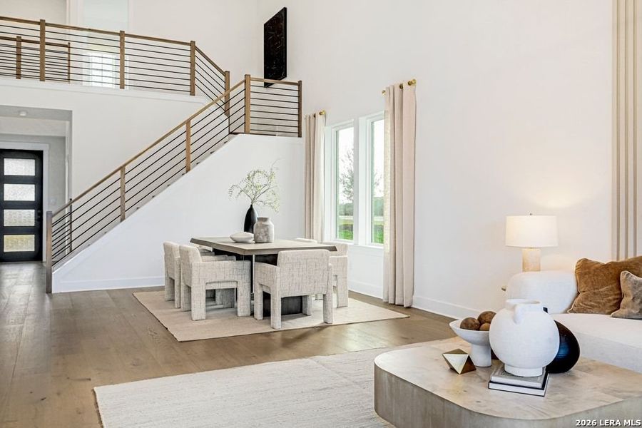 Furnished interior view inside a new home in Bison Ridge, San Antonio (Image 9).