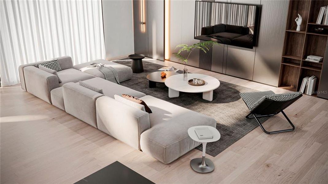 Furnished interior view inside a new home in , Punta Gorda (Image 9).