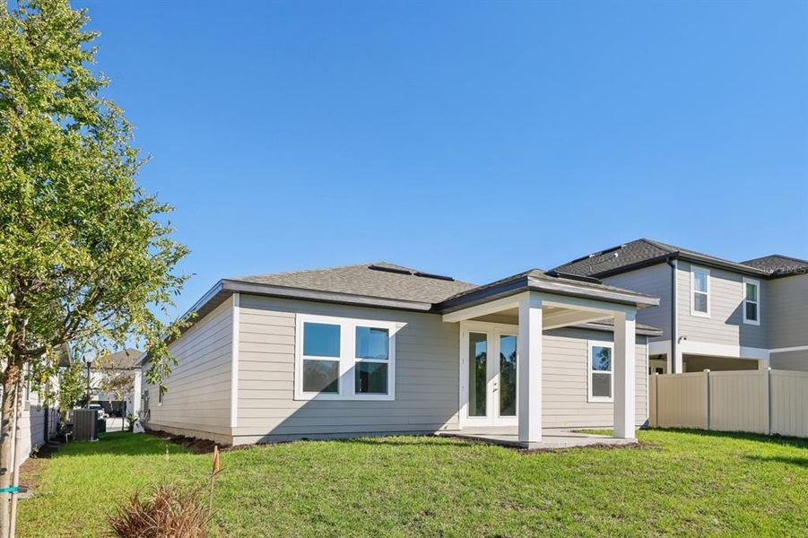 Exterior details and patio area of a home in Ellington Traditional, St. Cloud (Image 17). Exterior details and patio area of a home in Ellington Traditional, St. Cloud (Image 17).