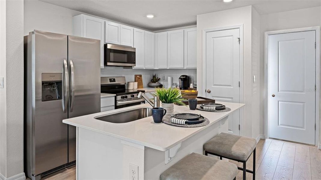 Furnished interior view inside a new home in Evergreen Park, Kissimmee (Image 3). Furnished interior view inside a new home in Evergreen Park, Kissimmee (Image 3).