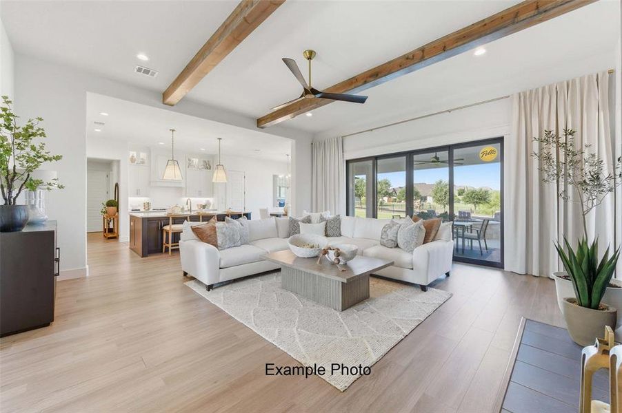 Furnished interior view inside a new home in , Azle (Image 8).