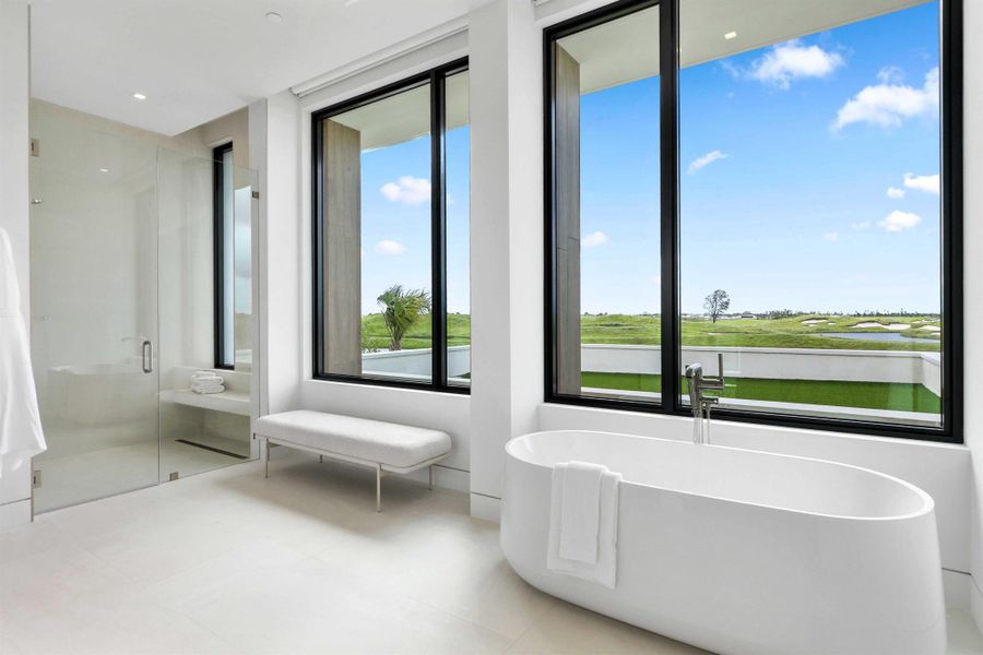 Furnished interior view inside a new home in , Palm Beach Gardens (Image 8).