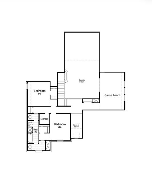 2D floor plan layout for the Millbeck by Highland Homes in COLTON, Montgomery, TX (Image 26). 2D floor plan layout for the Millbeck by Highland Homes in COLTON, Montgomery, TX (Image 26).
