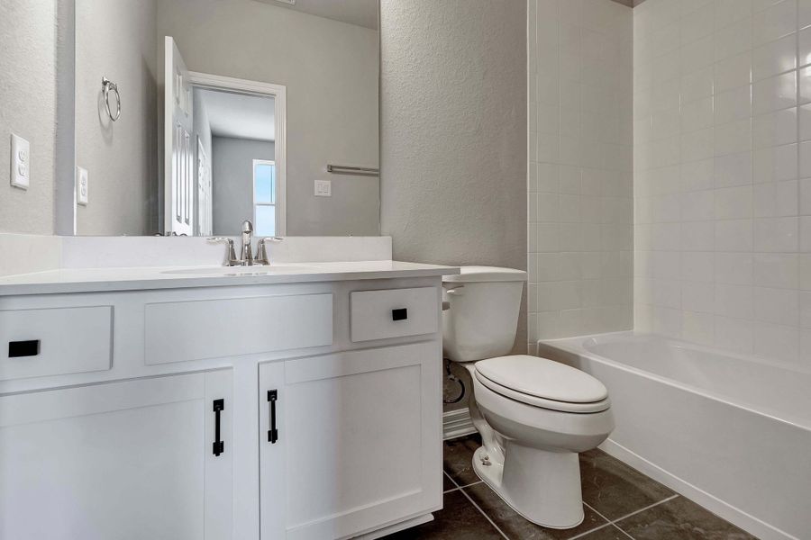 Private bath. Note: Sample product photo - actual exterior and interior selections may vary by homesite