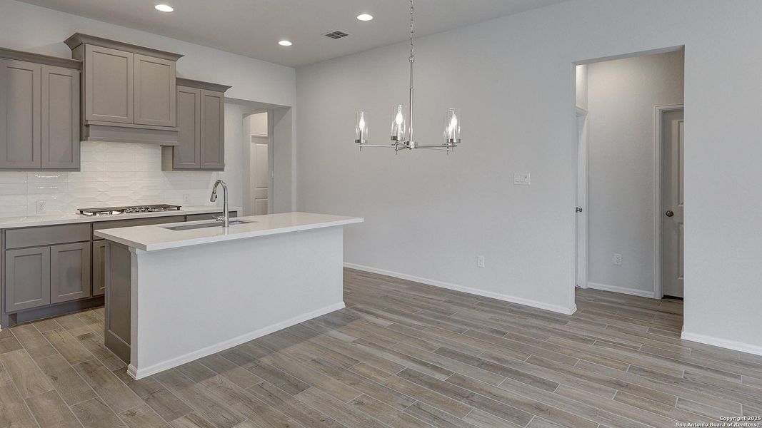 Furnished interior view inside a new home in Ladera 40', San Antonio (Image 9). Furnished interior view inside a new home in Ladera 40', San Antonio (Image 9).