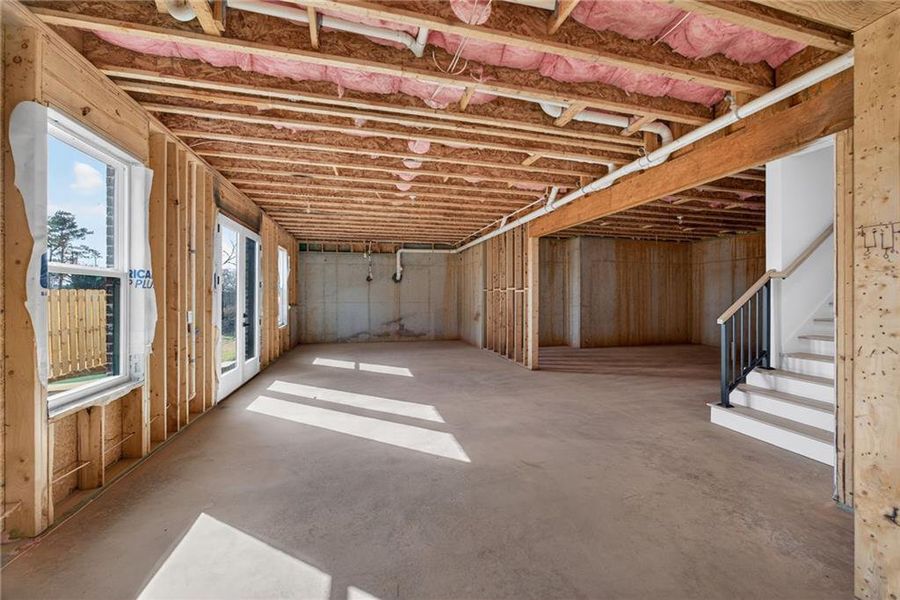 In-progress construction of a new home in , Buford, GA (Image 58).