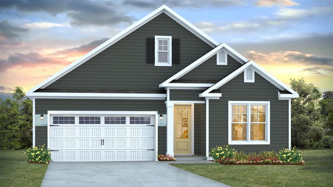 Representative exterior photo of a completed home built from the Darby by D.R. Horton in Rolling Hills, Bolivia, NC (Image 2). Representative exterior photo of a completed home built from the Darby by D.R. Horton in Rolling Hills, Bolivia, NC (Image 2).