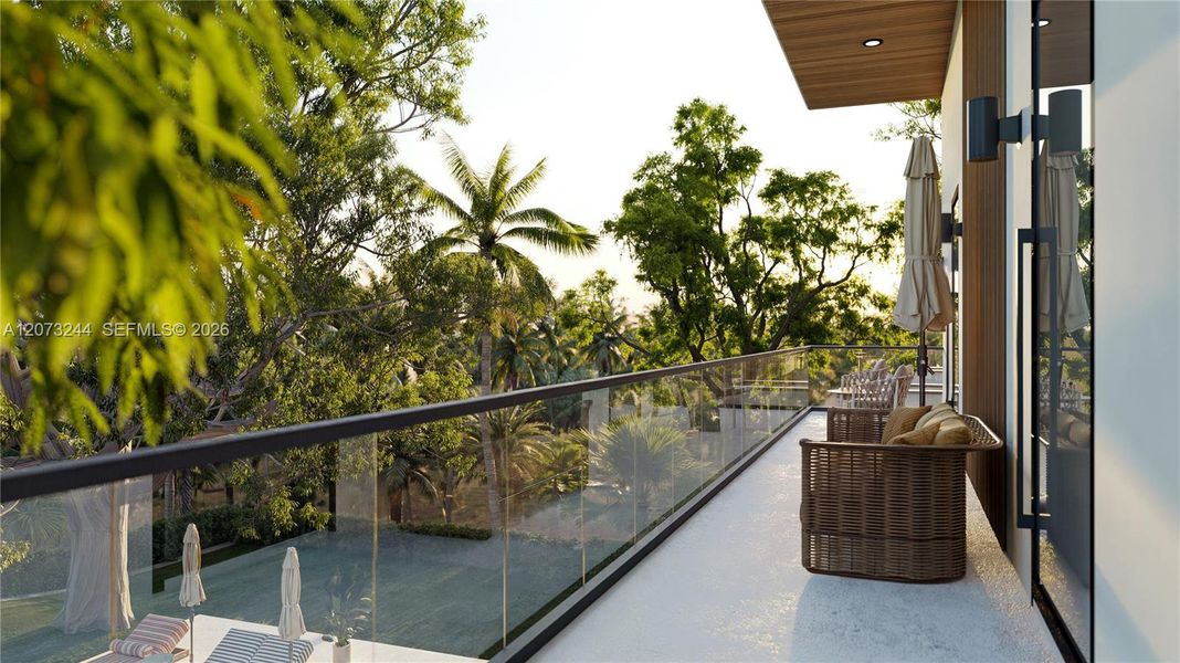Exterior details and patio area of a home in , North Bay Village (Image 2).