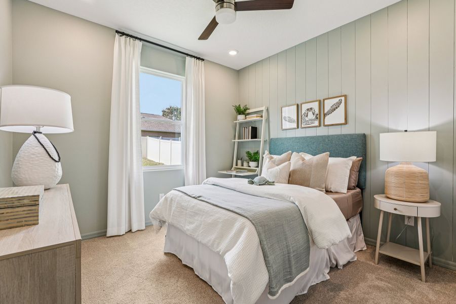 Representative furnished interior of a home built from the Briella by Risewell Homes in Country Club Estates, Palm Bay (Image 24).