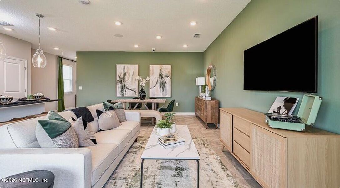 Furnished interior view inside a new home in , St. Augustine (Image 13).