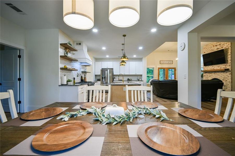 Furnished interior view inside a new home in , Monticello (Image 55).