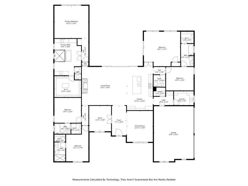 2D floor plan layout of this home in , Mesquite, TX (Image 3).