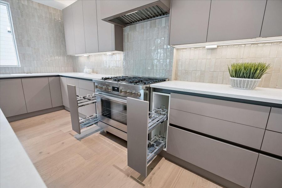 Furnished interior view inside a new home in , Houston (Image 36).