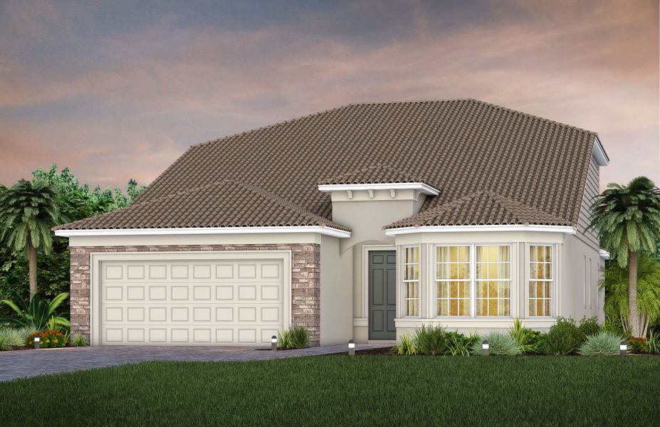 Exterior FM3 with stone