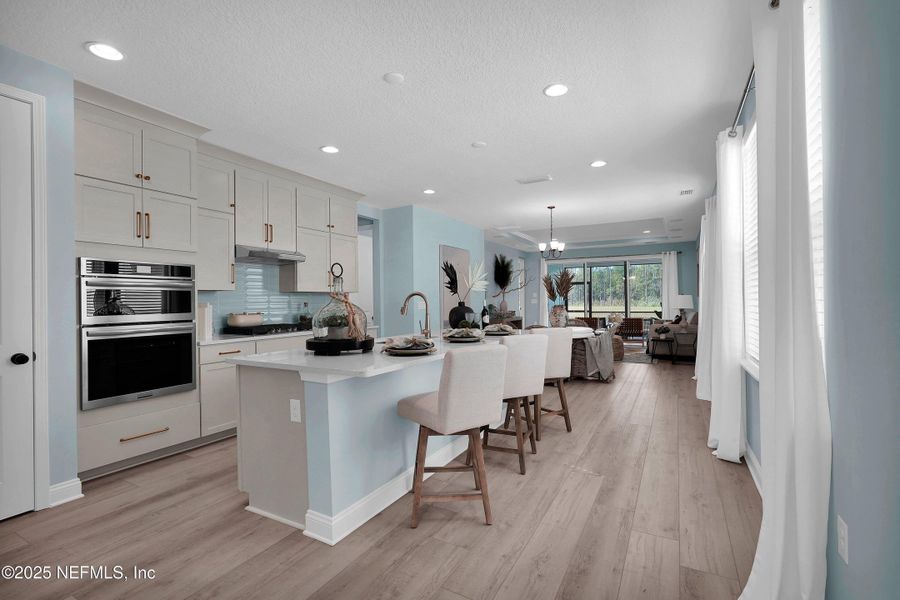 Furnished interior view inside a new home in Seabrook Village at Nocatee, Ponte Vedra (Image 22). Furnished interior view inside a new home in Seabrook Village at Nocatee, Ponte Vedra (Image 22).