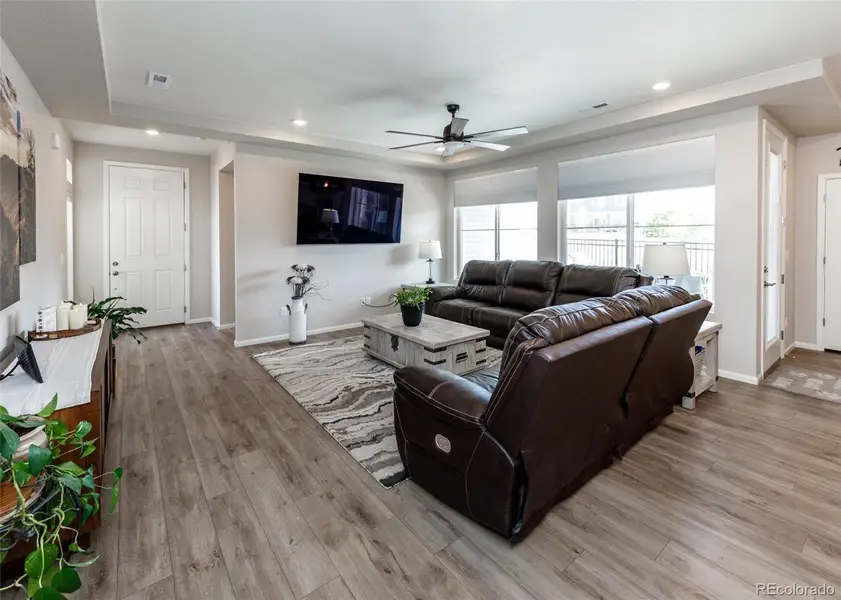 Furnished interior view inside a new home in , Colorado Springs (Image 8).