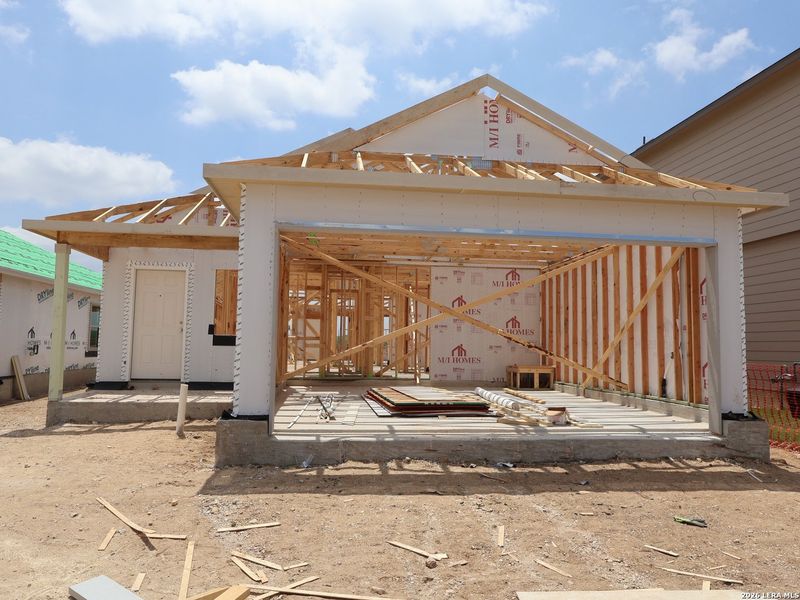 In-progress construction of a new home in Winding Brook, San Antonio, TX (Image 21).
