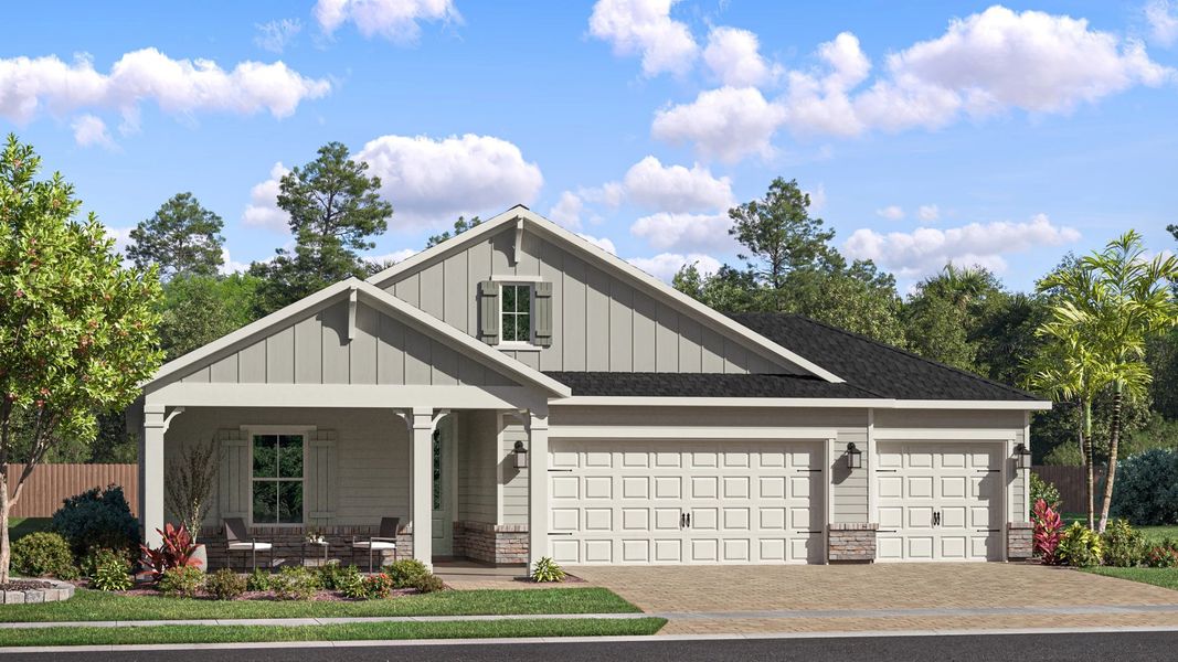 Exterior C3 with landscaping Exterior C3 with landscaping
