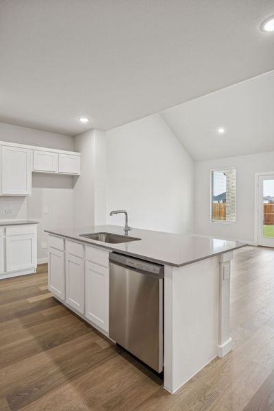 Open Floor Plan in the Masters home plan by Trophy Signature Homes – REPRESENTATIVE PHOTO