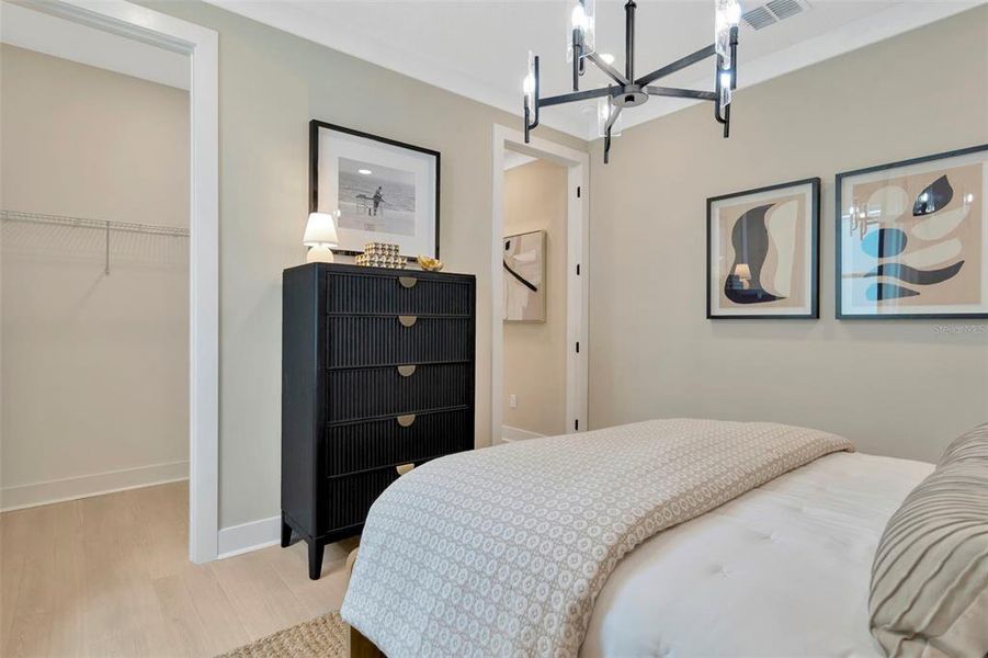 Furnished interior view inside a new home in Primrose at Longleaf, New Port Richey (Image 11).