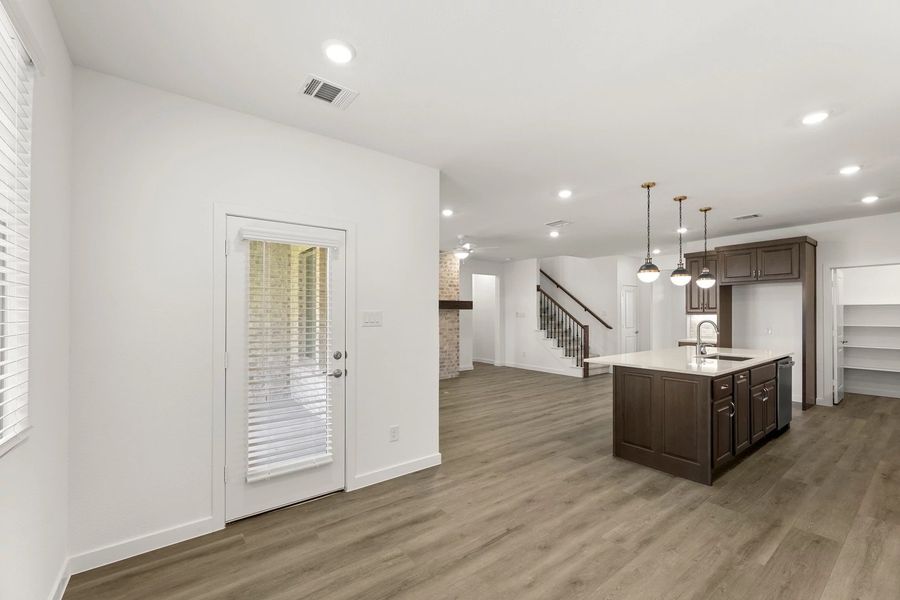 Open Kitchen-Living-Dining Room