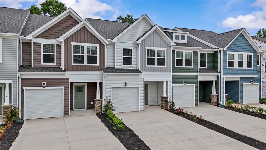 Townhome with garage at Ransdell Pointe by DRB Homes in Spartanburg, SC
