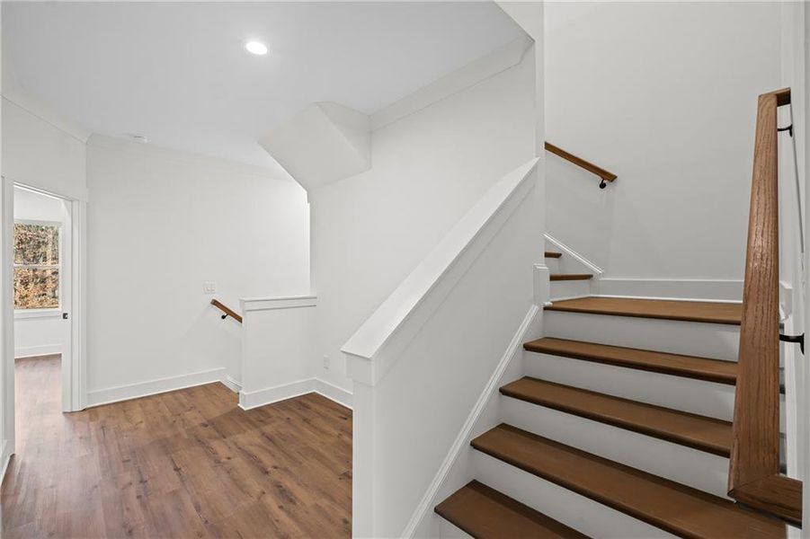 Spacious, unfurnished interior of a new home in Devin's Shire - A Kennesaw Tradition, Kennesaw (Image 27).